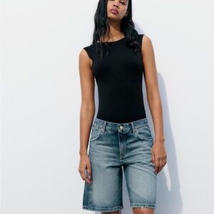 ZARA SEAMLESS SLEEVELESS BACKLESS BODYSUIT